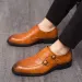 Mens Dress Mon Casual Leather Formal Fashion Wedding Designer Loafers Oxfords Business Shoes For Men With Free Shipping_vogvips.com