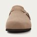 Shevalues Genuine Suede Clogs For Women Cork Footbed Sandals Leather Mules Potato Shoes With Arch Support_vogvips.com