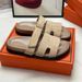 In Stock: 2026 Summer New Thick-Soled Women's Slippers In Green Denim With Velcro Strap, Slip-On Outdoor Birken Stock_vogvips.com