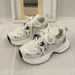 Dad Sneakers Women's 2025 New Summer Versatile White Lightweight Breathable Casual Sports Mesh Single Shoes_vogvips.com