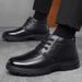 New Leather Spring Men's Shoes High-top Men's Heightening Tooling Martin Boots_vogvips.com