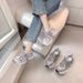 Dad's Shoes, Women's 2025 Spring New Korean Version, Versatile, Small, Lightweight, Height Increasing, Thick Sole, Eye-catching, Small Sports Shoes,_vogvips.com