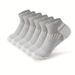 6/12/30 Pairs Men Low Cut Fashionable Versatile Odor Resistant Sweat Absorbing Comfortable Breathable Elastic Sports_vogvips.com