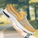 Men's Sports Mesh Shoes, Lazy Casual Shoes, Fly-woven Large-size Men's Shoes_vogvips.com