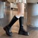 Black Versatile British Style Over-the-Knee Thick-Soled Long For Women 2025 New Autumn Height-Increasing Slimming Riding_vogvips.com