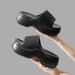 EVA Thick-soled Slippers For Women, Indoor And Home Use, Summer Anti-odor Soft-soled Outdoor Height-increasing Beach And Seaside Slippers_vogvips.com