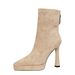 9369-1 Women's High Waterproof Platform Pointed Toe Suede Stretch Slim Chunky Heel Height-Increasing Fashion Ankle Boots_vogvips.com