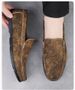Men's Shoes Sports Casual Doudou Leather Shoes Men's Lazy_vogvips.com