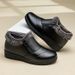 1178225343@qq.com Winter Shoes For Women, Middle-aged And Elderly Mothers, Fleece-lined Warm Short Boots, Flat Non-slip Cotton Leather_vogvips.com