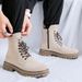 Men's Shoes High-top Men's Retro Tooling Shoes High-end Thick-soled Heightening Comfortable Martin Boots_vogvips.com