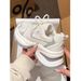 Platform Dad Sneakers For Women 2025 Summer New White Small Stature Street Style Height Increasing Thin Mesh Breathable_vogvips.com