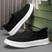Men's Classic Retro Low-Top Canvas Sneakers - Lightweight Breathable Casual Shoes For Everyday Wear With Comfortable EVA Insole & Durable PVC Outsole_vogvips.com