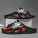 Fashion Massage Indoor/Outdoor Sandals Beach Flip Flop Thick Sole Male Slides Summer Non-Slip Men Shower Slippers_vogvips.com
