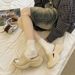 Summer Stepping Shit Feeling Lightweight Thick Bottom Lame Heel Slippers Women's Outdoor High Heel Sandals Holiday Beach Shoes_vogvips.com