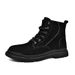 High Top Martin Boots Men's Shoes Medium Boots Tooling Men's Short Boots Snow Retro Old Men's Boots_vogvips.com