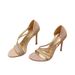 Unique And Beautiful Glitter High-heeled Shoes For Women, 2026 Summer New Model, Fairy-style Stiletto Sandals With A_vogvips.com