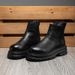 European Warm Series Martin Short With Fleece Lining Warm Men's Thick Sole Lightweight Work Boots Genuine Leather Casual Shoes For Men_vogvips.com