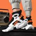 Men's Sneakers 2025 Spring Summer Breathable High Top Men's Shoes Large Size 45 46 Male Sock Shoes Retro Casual Men's Boots Male_vogvips.com