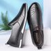 Suitable For All Seasons 2024 Leather Soft Sole Men's Business Casual Shoes Summer Hollow Sandals Slip-On Loafers_vogvips.com