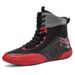 Unisex Shoes High Top Boxing Shoes For Men And Women, Fighting Training Shoes, Long Boots, Muay Thai Fighting Fitness Mesh Sanda Shoes_vogvips.com