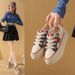 thick-soled Little White Shoes Women's Versatile Breathable Student Board Shoes Casual Shoes Increase Orgasm_vogvips.com