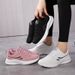 Women's shoes breathable flying woven casual shoes mesh shoes running shoes_vogvips.com