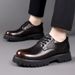 Fashion Men's Derby Spring New Large Thick Sole Business Leather Height Increasing Shoes Glossy_vogvips.com