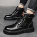 European Warm Series Yellow Big Toe 2025 Spring And Autumn High Top Versatile New Men's Work Shoes Martin Boots_vogvips.com