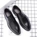 ct Suitable For All Seasons Black Men's Casual Leather Korean Trendy Summer Versatile British Style Height Increasing Business Formal Groom Wedding_vogvips.com