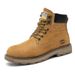 European Warm Series Men's Work 2025 New Autumn Winter High Top Genuine Leather Martin British Style Thick Sole Non-Slip Versatile Yellow_vogvips.com
