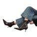 Pointed Toe Ankle For Women 2025 Autumn Winter New Fleece Lined Short Niche Slim Women's Thin High Heel Boots_vogvips.com