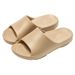 Solid Color Simple Thick-Soled Unisex Outdoor Casual Home Bathroom Non-Slip Couple Slippers Thickened Soft_vogvips.com
