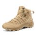Outdoor High-top Boots Men Thick-soled Shock-absorbing Combat Boots Men Breathable Soft Wear-resistant Casual Hiking Shoes Men_vogvips.com