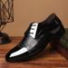 Spring New Leather Men's Business Dress Large Size Fashion Hundred Tower Wedding Shoes_vogvips.com