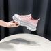Women's Ultra Light Thick Soled Flat Shoes Canvas Sports Shoes Low Top Lace Up Loafers_vogvips.com