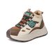 Soft Leather Dad Shoes, 2026 Spring New Model, High-top Casual Fashion Versatile Sneakers, Popular Online Women's Shoes_vogvips.com