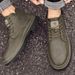 Men's Shoes Martin Boots Outdoor Tooling Boots High-top Handmade Casual Short Boots Cotton Boots_vogvips.com