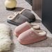 Cotton Slippers Women Autumn Winter, Keeping At Home Couples. Thick Soled, Non Slip, And Thick Velvet Added To Warm Feet_vogvips.com