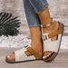 Butterfly Rhinestone Broken Slippers Summer New Style Color Blocking One Strap Sandals plus Size Women's Slides & Flip-Flops_vogvips.com