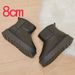 1178225343@qq.com Genuine Snow Boots For Women, Mid-Calf, Leather Surface, 2023 Model, Loafers, Short Boots, Fleece-Lined, Warm Cotton_vogvips.com