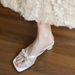 Unique Thin-strap French-style Evening Sandals Women, Suitable For Wearing With Dresses, 2026 Stylish New Summer Chunky_vogvips.com