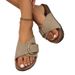 Platform Wedge Sandals 2025 Summer New Fashion Belt Buckle Open Toe Slippers For Women_vogvips.com
