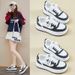 Little White Shoes Female Students Thick-soled Heightening Shoes Sports Board Shoes Casual Street Shoes_vogvips.com