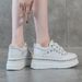 Thick-Soled Height-Increasing White Sneakers For Women 2026 Spring New Lightweight Versatile Petite Casual Soft-Soled_vogvips.com