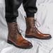 European Warm Series Plus Size Long 2025 British Style Martin Boots Leather Shoes_vogvips.com