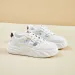 Women Casual White Leather Sneakers Patchwork Shoes Breathable Outdoor Trainers 456_vogvips.com