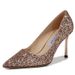 Stiletto Sandals Bridesmaid Crystal Shoes Spring Summer New Pointed Toe Sequin Bride Fashion High Heels Women Thin_vogvips.com