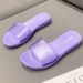 Luofu Women's Summer Crystal Jelly Slippers Indoor Non-Slip Odor-Resistant Home Bathroom Shower Sandals_vogvips.com