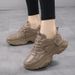 New mesh breathable casual shoes soft sole lightweight muffin running shoes_vogvips.com