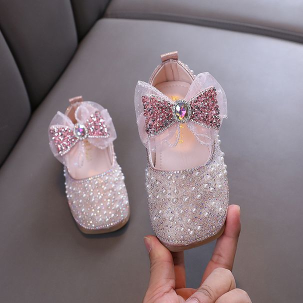 New Lady Baby Girls Girl Princess Diamond Single Shoe Shoes Dance Show Shoes_vogvips.com